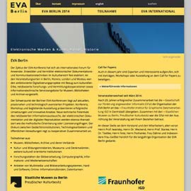 EVA Berlin Webauftritt