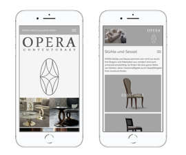 Opera Consulting Webauftritt mobil
